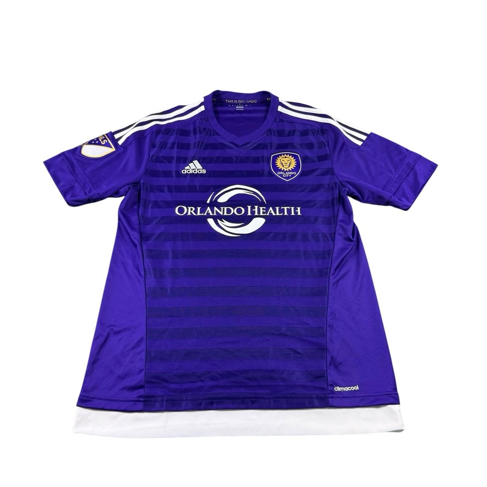 Orlando City 2015 2016 Adidas Home Football Soccer Jersey Mens Medium S00410